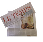 "le temps" Quotidien Suisse